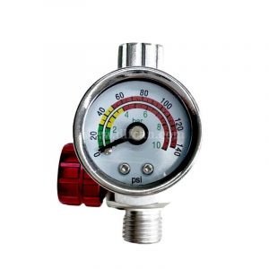 Professional air regulator with G 1/4 air inlet for painting applications