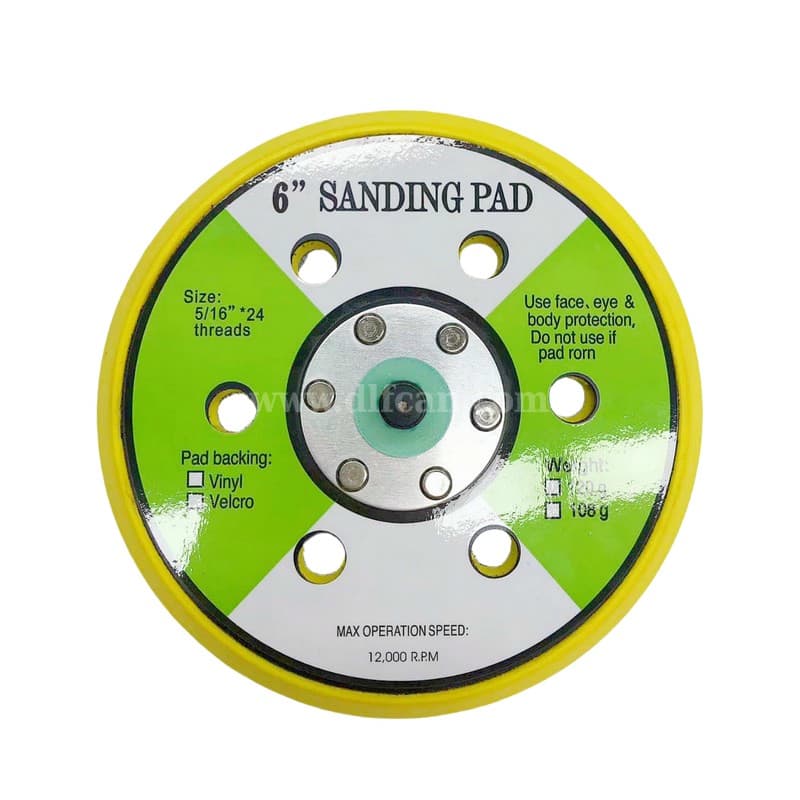 6-Inch PSA Backing Plate for Dual-Action Sander