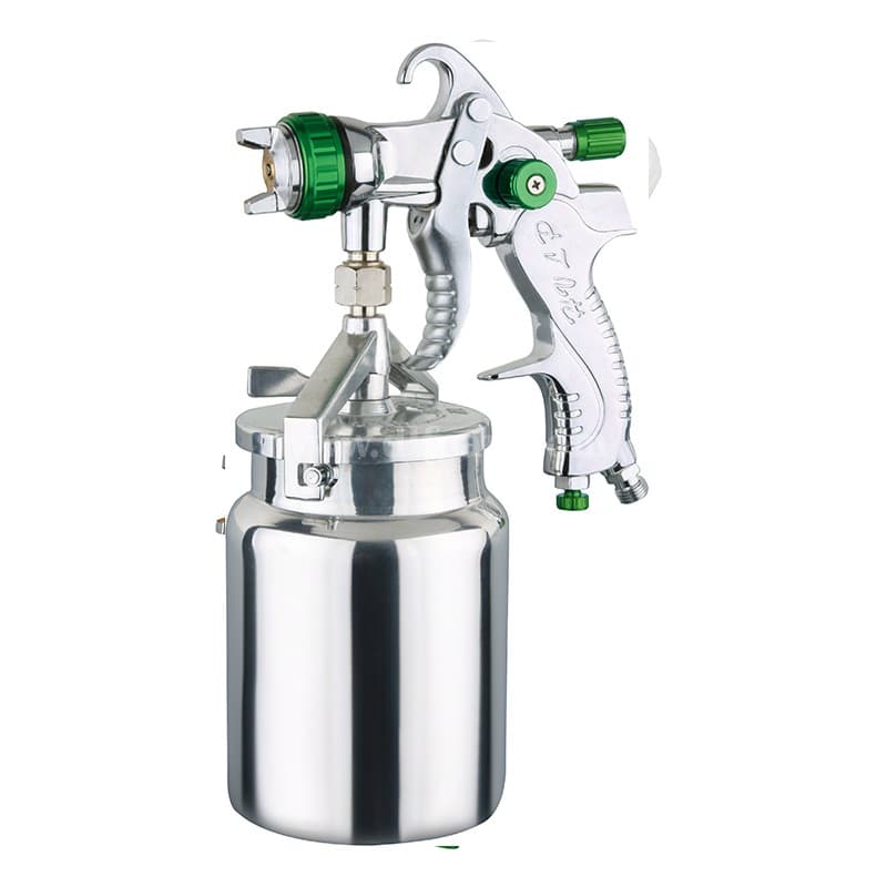 HVLP Suction Spray Gun with 1.4mm nozzle for precise material delivery