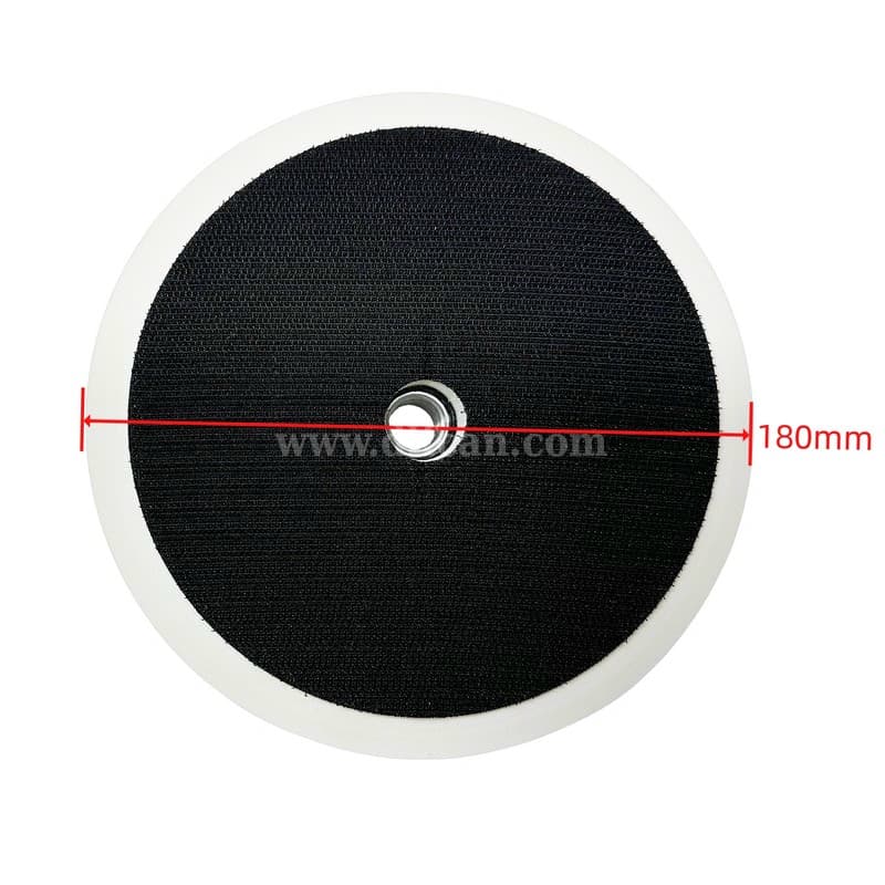 Flexible EVA foam backing plate for navigating curves