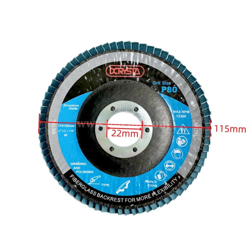 High-Performance Zirconium Oxide Flap Disc for Metalwork