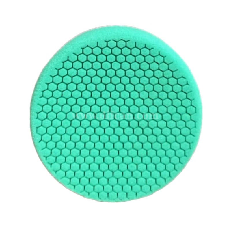 Honeycomb foam pad with hex-logic design for polishing