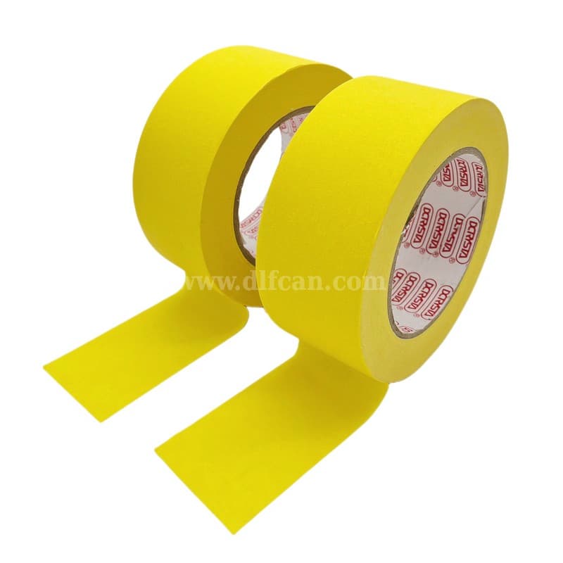 Temperature-resistant masking tape for professional applications