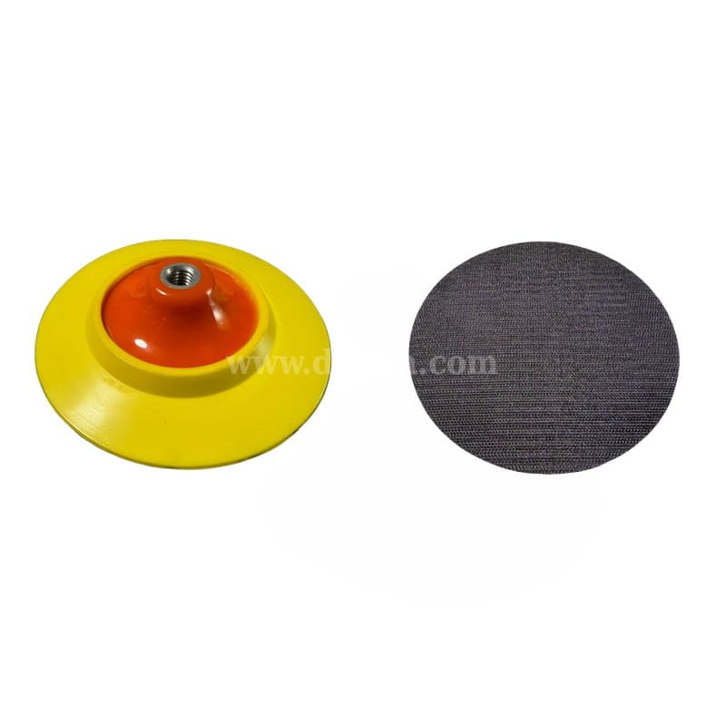 Flexible sanding backer pad for curved surfaces