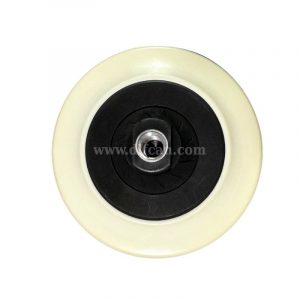 Flexible PU backing plate with tapered edge design