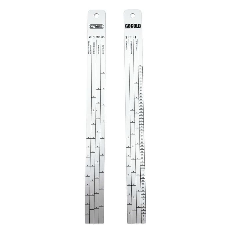 Paint Mixing Ruler