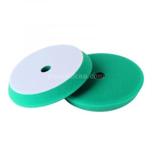 Green foam compounding pad for paint restoration