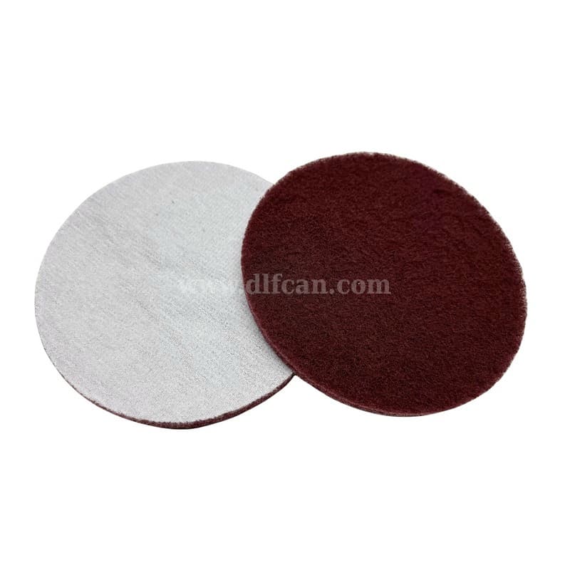 Scuff Pad Round Maroon for Fine-Grade Finishing - Bulk Orders Available