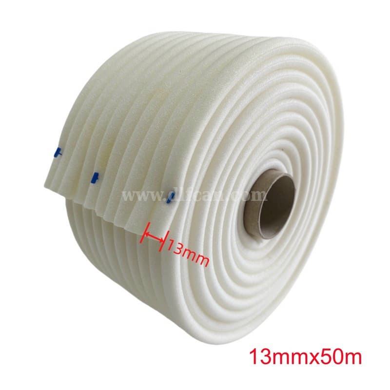 Flexible sponge masking tape with hot melt adhesive