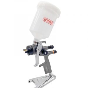 High-transfer efficiency spray gun with low overspray for auto painting