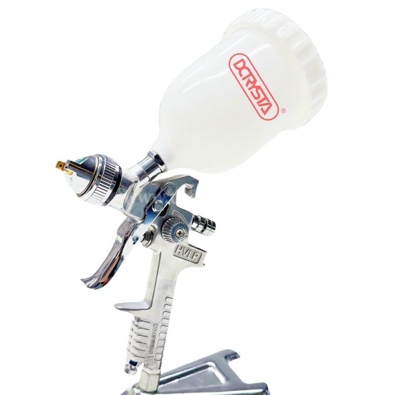 Durable and versatile HVLP spray gun for automotive and industrial use