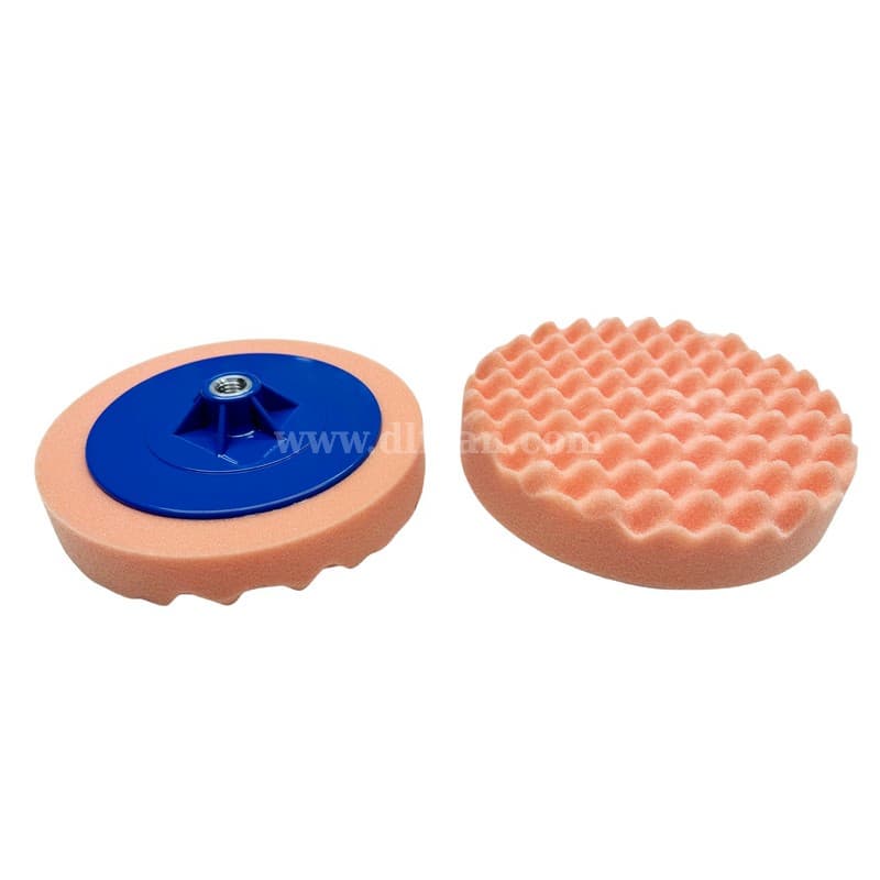 Professional Orange Waffle Pad for Compounding and Finishing