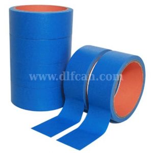 Heat-resistant blue masking tape with clean removal design